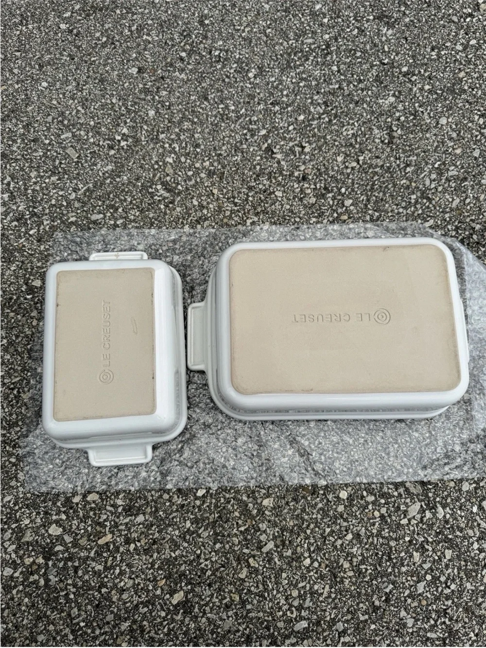 Le Creuset Stoneware Open Rectangular Dishes, Set of 2